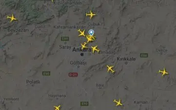 Ankara Esenboğa Havalimanı Canlı Uçuş Takibi