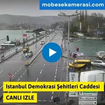 Istanbul Demokrasi Şehitleri Caddesi Canlı Mobese izle
