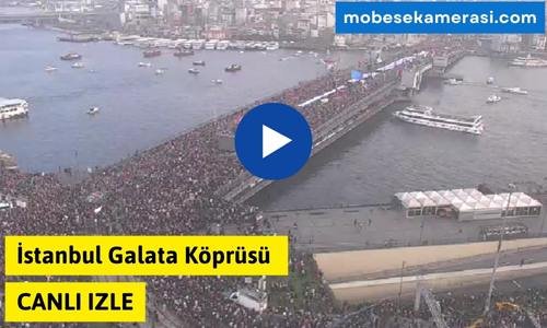 İstanbul Galata Köprüsü Canlı Mobese izle