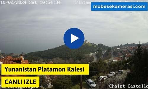 Yunanistan Platamon Kalesi Canlı Kamera izle