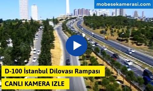 D-100 İstanbul Dilovası Rampası Canlı Mobese izle