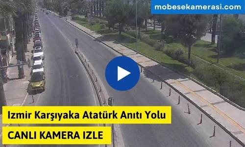Izmir Karşıyaka Atatürk Anıtı Yolu Canlı Mobese izle