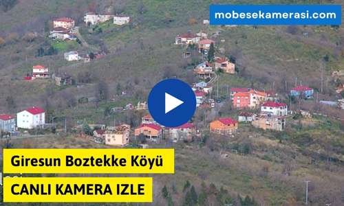 Giresun Boztekke Köyü Canlı Mobese izle