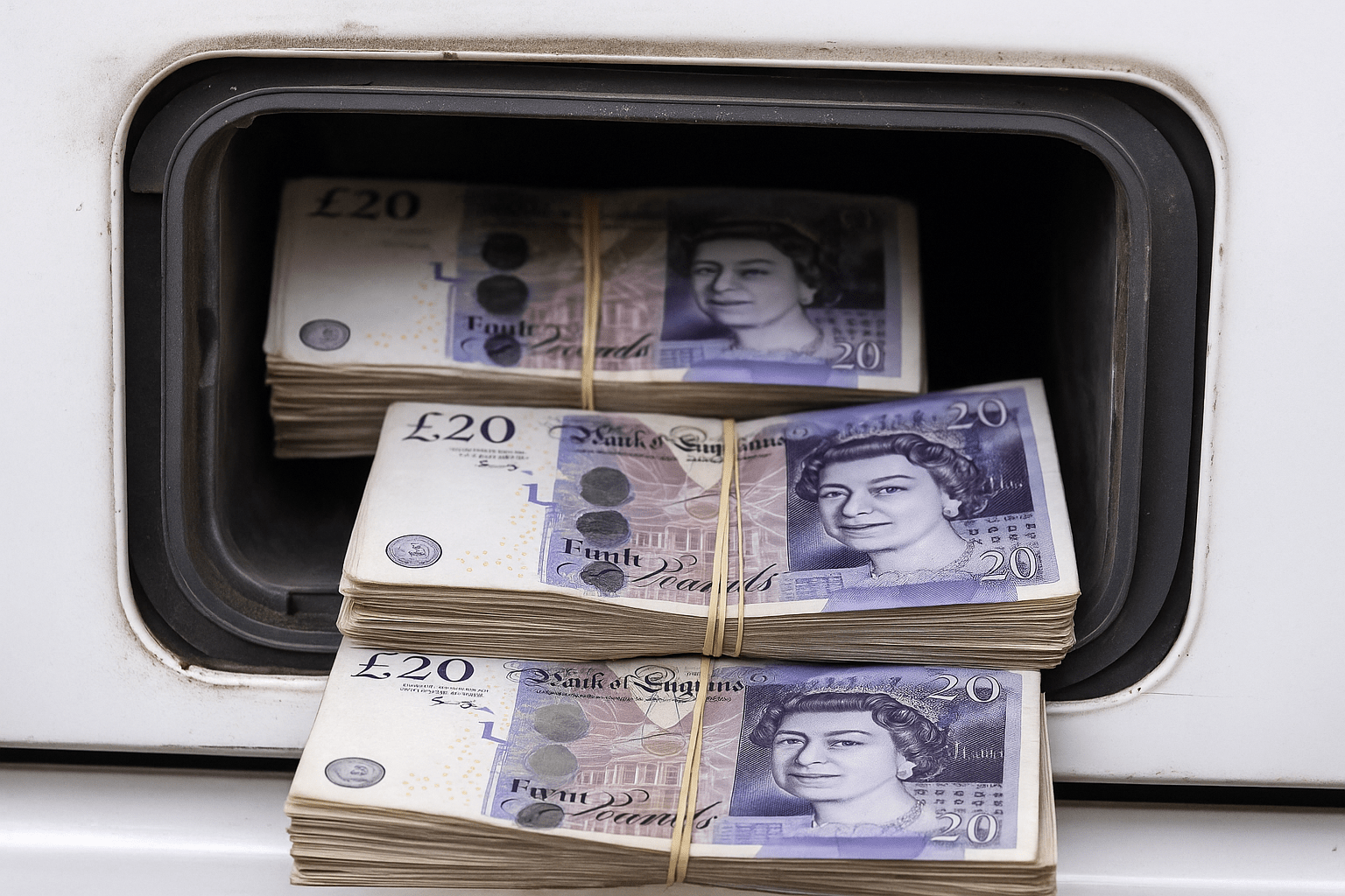 Bulgaristan Sınırında Türk Tırında 50 Bin Sterlin Ele Geçirildi !