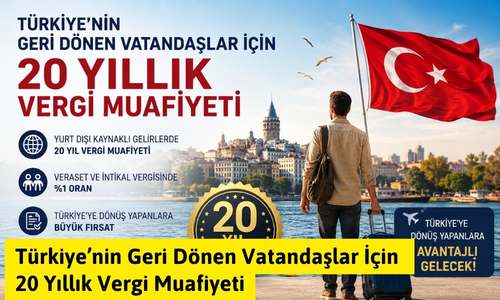 Türkiye’nin Geri Dönen Vatandaşlar İçin 20 Yıllık Vergi Muafiyeti