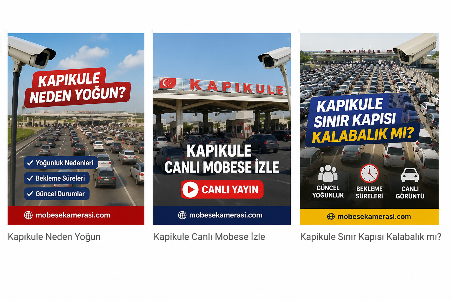 Kapıkule Canlı Yayın | Anlık Yoğunluk ve Bekleme Süresi 2026 - Canlı Kamera Görüntüsü